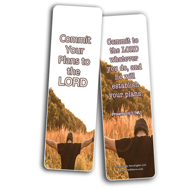 Scriptures Bookmarks - Bible Verses about Trusting God