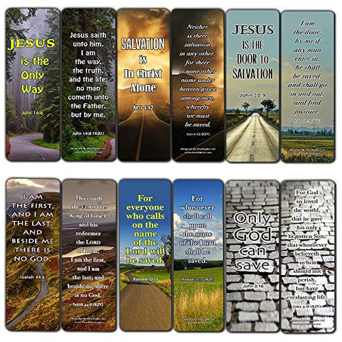 Jesus is the Way KJV Bookmarks Cards