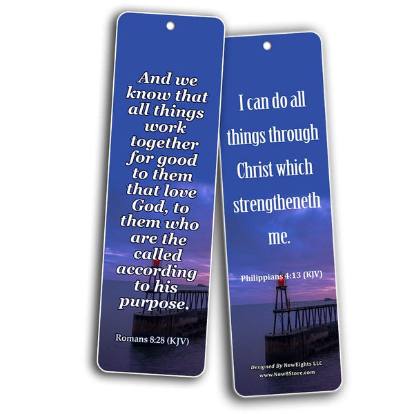 Powerful Bible Verses to Live by Bookmarks KJV