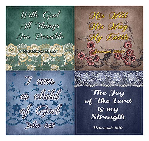 Vintage Religious Stickers for Women Series 1 (10-Sheet) - Great Gift For Women