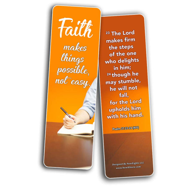 Christian Bookmarks for Biblical Encouraging Wisdom Words for Young Entrepreneurs