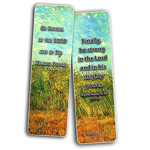 Christian Inspirational Bookmarks - Be Strong (60-Pack)