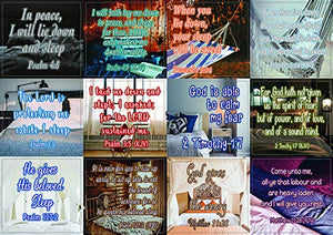 Bible Verses to Help You Sleep Stickers