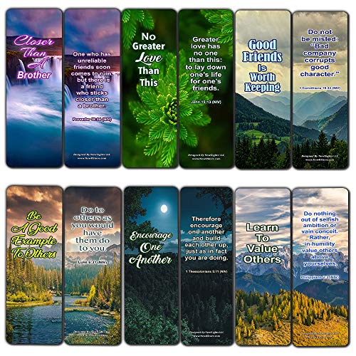 Memory Verse About Genuine Friendship (60-Pack) - Bible Verses About Friendship