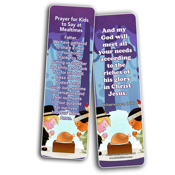 Children's Prayers Bookmarks