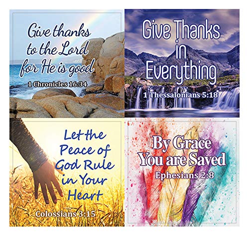 Religious Stickers - Hope and Gratitude (10-Sheet)