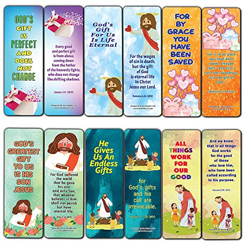Popular Bible Verses about Eternal Life Salvation Bookmarks Cards