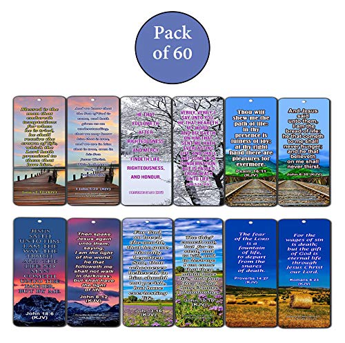 Life Bible Verses Bookmarks KJV