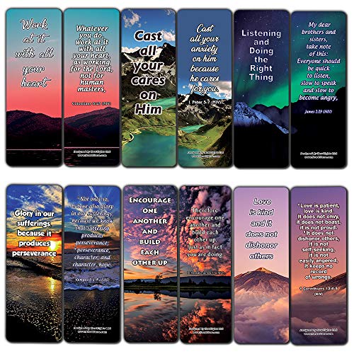 Popular Bible Verses for Teenage Boys Bookmarks