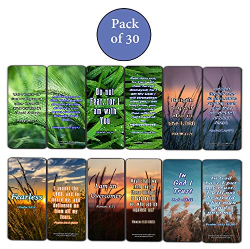 Bible Verses to Soothe Your Soul Bookmarks Cards