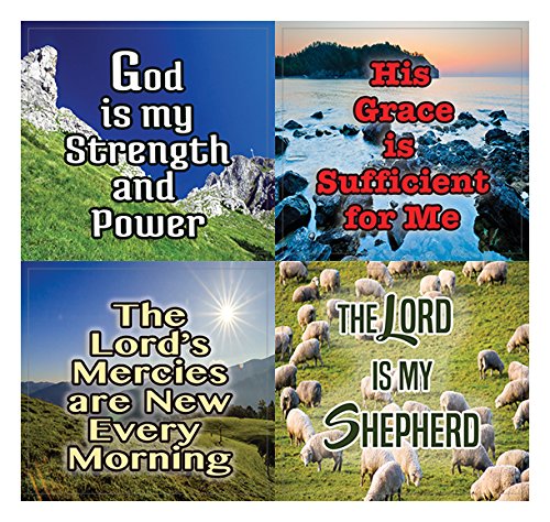 Almighty God Stickers (20-Sheet) - Perfect Giftaway for Ministries