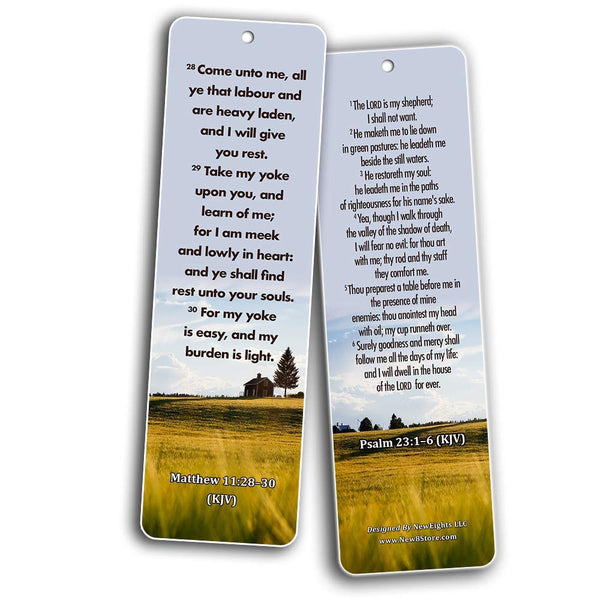 KJV Religious Bookmarks - Bible Verses About Trusting the Lord During Crisis