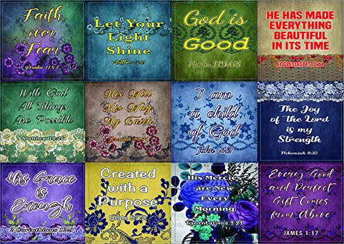 Vintage Religious Stickers for Women Series 1 (20-Sheet) - Well-Designed Women Stickers