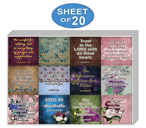 Vintage Religious Stickers for Women Series 1
