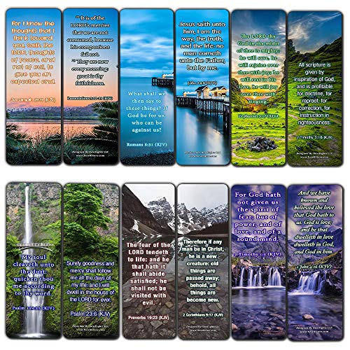 KJV Life Giving Bible Verses Bookmarks Cards (60-Pack)