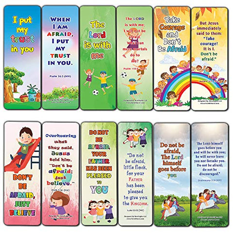 Fear Not Memory Verse Bookmarks (12Pack)