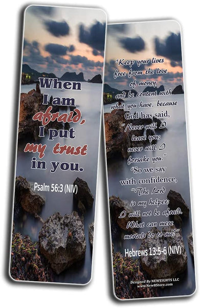 Bible Verses About Stress and Anxiety NIV (30-Pack)