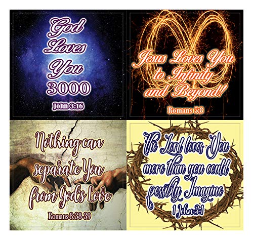 Christian Love You 3000 Stickers
