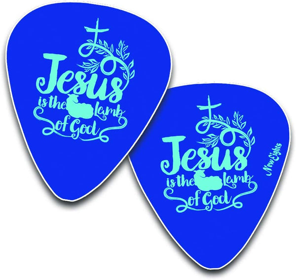 Christian Guitar Picks - Amazing Grace - 12 Pack