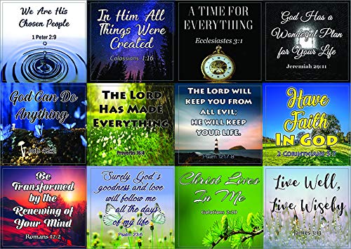 God is in Control Religious Stickers  (5-Sheet)