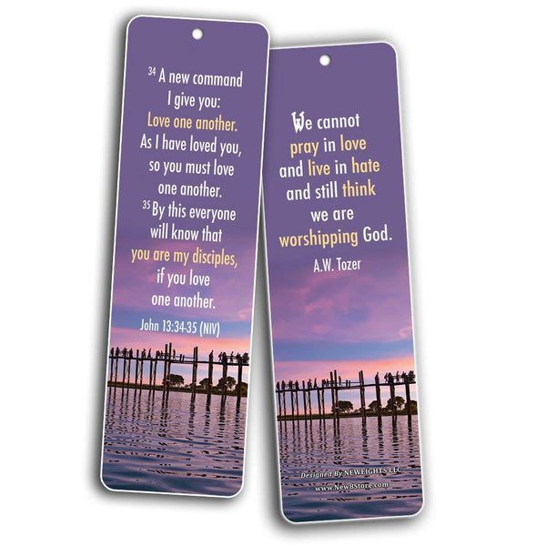 Inspirational Bible Verses Bookmarks (Worship)