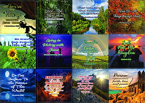 Religious Victory and Priorities in Life Stickers (10 Sheets) - Assorted Mega Pack of Inspirational Stickers