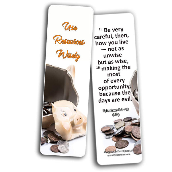Christian Bookmarks for Biblical Financial Principles Series 2