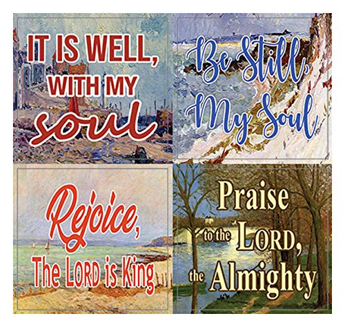 Be Still, My Soul Stickers (20-Sheet) - Perfect Giftaway for Ministries