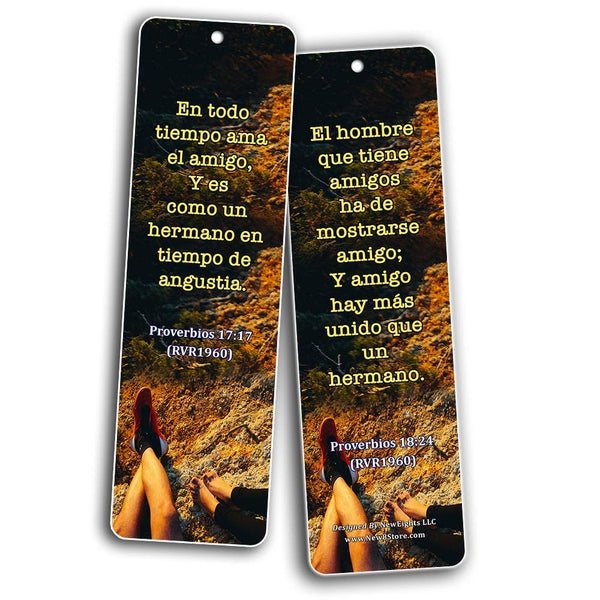 Spanish Scriptures Bookmarks - Friendship Bookmarks (RVR1960)