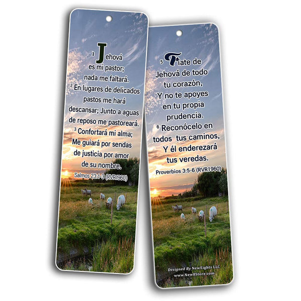 Spanish Powerful Bible Verses to Live by Bookmarks (RVR1960)