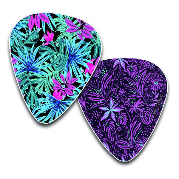 Colorful Pattern Guitar Picks - Great Assortment Of Colorful Pattern Guitar Picks For Musicians