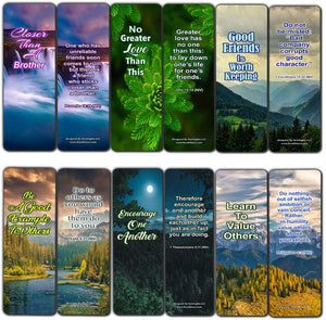 Memory Verse About Genuine Friendship (60-Pack) - Bible Verses About Friendship