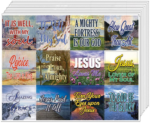 Be Still, My Soul Stickers (20-Sheet) - Perfect Giftaway for Ministries