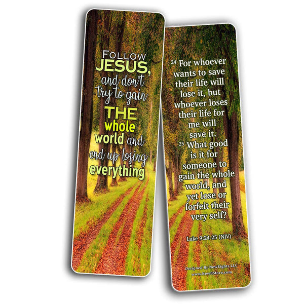 Scriptures Cards Bookmarks on The Importance of Discipleship