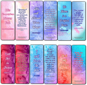 Popular Bible Verses for Teenage Boys Bookmarks (60 Pack) - Perfect Giveaways for Sunday School For Teens