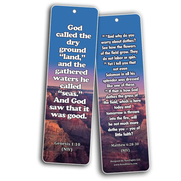 Bible Scriptures about God's Creation Bookmarks