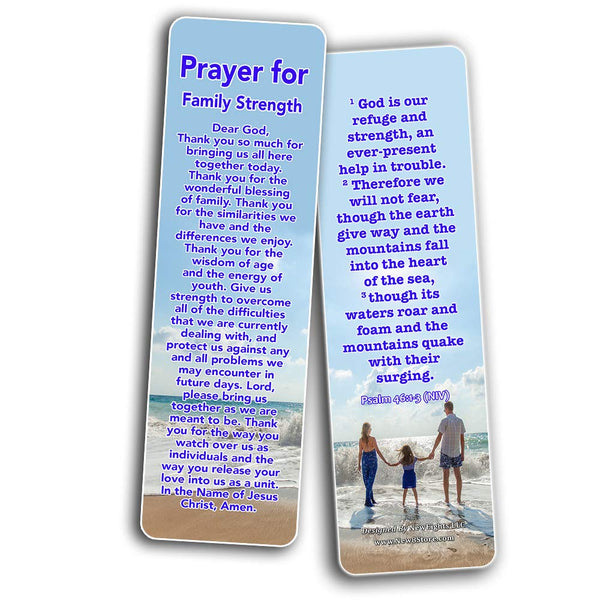 Prayers for Family Bookmarks