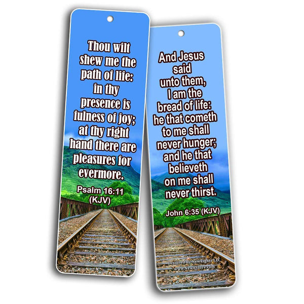 Life Bible Verses Bookmarks KJV