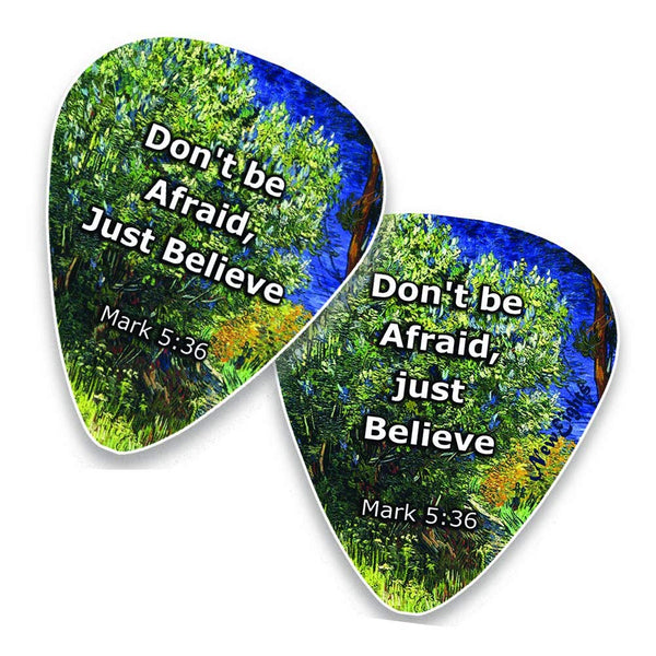 Guitar Picks with Christian Jesus Has Risen Bible Verses (12-Pack)