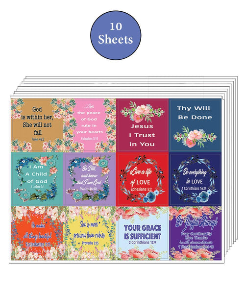 NewEights God is Within Her Stickers (10 Sheets)