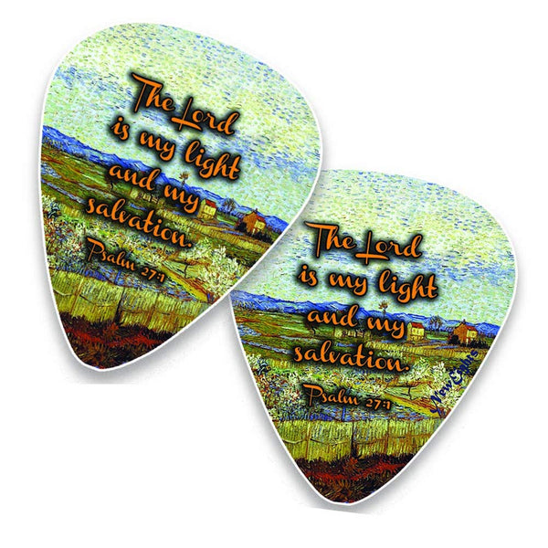 "Guitar Picks with Christian Theme - ""God Is Love"" Messages (12 Pack)"