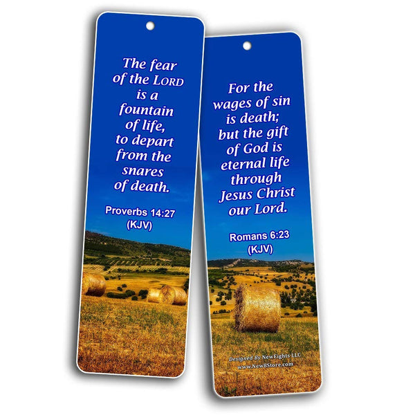 Life Bible Verses Bookmarks KJV