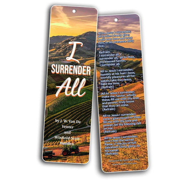 Hymn Bookmarks Series 2 - I Surrender All