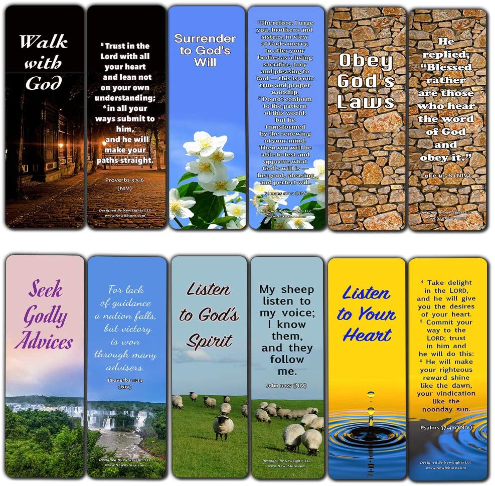 Keys to Knowing God?s Will For Your Life Bookmarks (60 Pack) - Perfect Giftaway for Sunday School and Ministries