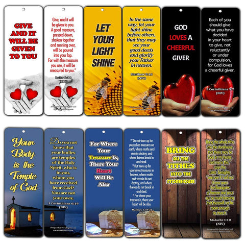 Bible Verses About Stewardship Bookmarks