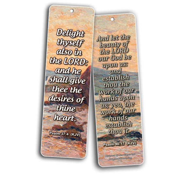 Scriptures Bookmarks to Encourage Men and Women (KJV)