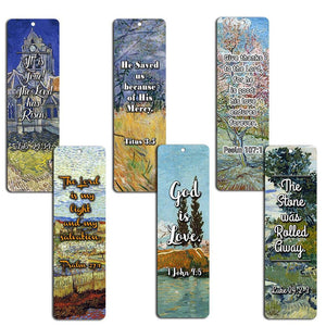 Bible Bookmarks - God is Love (12-Pack) - Great Inspirational Gifts for Christian Church Event, Youth Group, Easter Day, Thanksgiving, Christmas, Everyday Occasion to Remind Us of God's Love