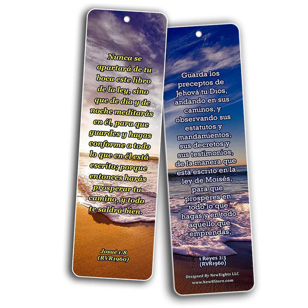 Spanish Scriptures Bookmarks - Rewards for Obeying God
