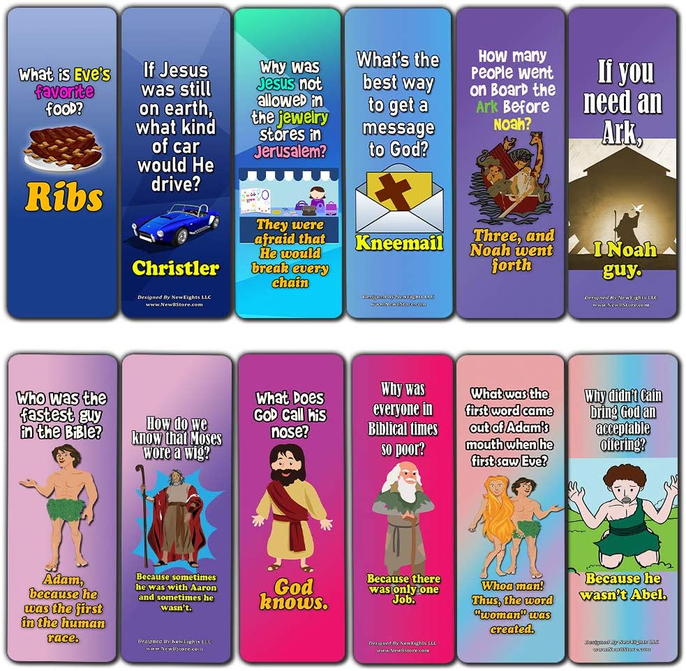 Christian Jokes Bookmarks Series 5 - (60 Pack)