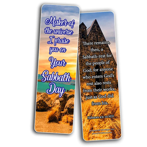 Encouraging Scriptures Bookmarks About Rest and Renewal